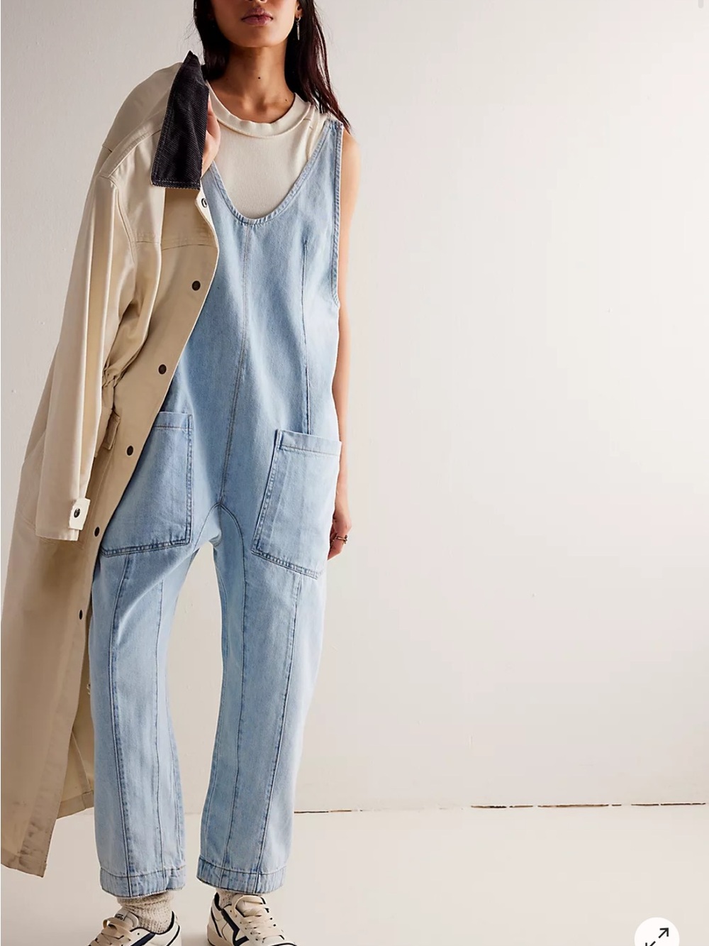 Free People We The Free High Roller Jumpsuit Size XS